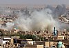 Fumo sale da cimitero di Najaf a seguito di una esplosione (3)
