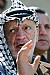 il leader palestinese Yasser Arafat parla in una conferenza 3552