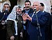 il leader palestineser Arafat e il suo primo ministro in una conferenza 3553