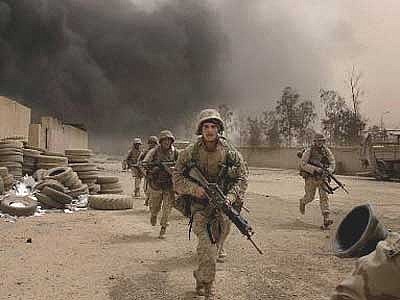 truppe alleate penetrano nel centro di Bagdad