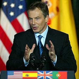il primo ministro inglese Tony Blair