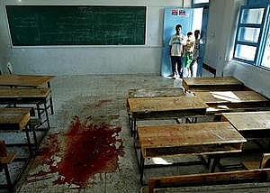 scuola palestinese in cui accadde una sparatoria