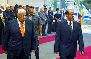 Primo Ministro Ariel Sharon con il primo ministro Meles Zenawi(Etiopia)