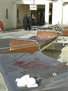 l'ospedale di Najaf è sovraffollato e in pessime condizioni