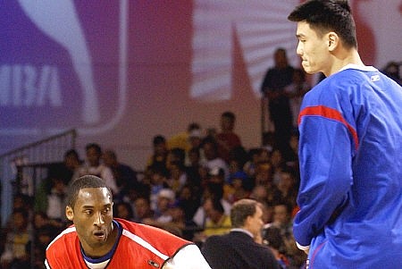 Kobe Bryant e Yao Ming