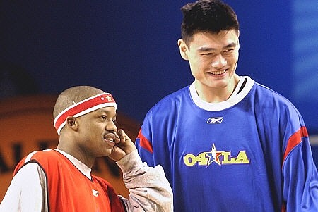 Steve Francis e Yao Ming